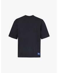 Burberry - Equestrian Knight Design Brand-patch Cotton-jersey T-shirt X - Lyst