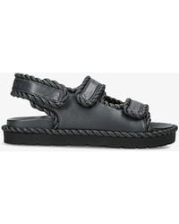 Bottega Veneta - Trip Braided Leather Sandals - Lyst