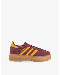 adidas - Handball Spezial Bold Suede Trainers - Lyst