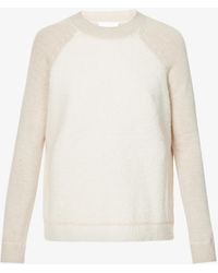 The White Company Relaxed-fit Boucle Merino Wool-blend Jumper - Natural