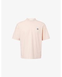 Stone Island - Compass Logo-Patch Short-Sleeve Cotton-Jersey T-Shirt - Lyst
