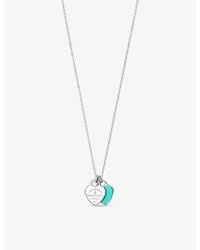 Tiffany & Co. - Return To Tiffany Sterling- And Enamel Pendant Necklace - Lyst