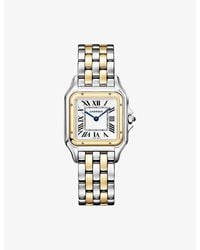 Cartier - Crw2Pn0019 Panthère De Small 18Ct- And Steel Quartz Watch - Lyst