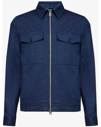 PS by Paul Smith - Regular-fit Flap-pocket Cotton-blend Overshirt - Lyst