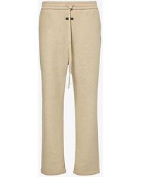 Fear Of God - Forum Brand-patch Straight-leg Regular-fit Wool Trousers X - Lyst