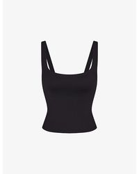 NikeSKIMS - Matte Square-Neck Jersey Tank Top - Lyst