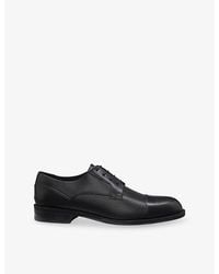 BOSS - Lace-Up Leather Derby Shoes - Lyst