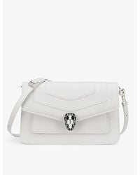 BVLGARI - Serpenti Forever East-West Leather Shoulder Bag - Lyst