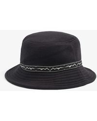 Manastash Bonnie Embroidered Shell Bucket Hat - Black