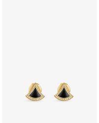 BVLGARI - Divas' Dream 18Ct- Onyx And 0.10Ct Pavé-Diamond Earrings - Lyst