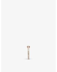 Messika - Gatsby 18ct Rose-gold And 0.15ct Diamond Single Earring - Lyst