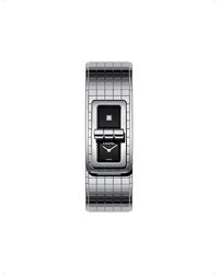 Chanel - H5144 Code Coco Steel And Diamond Watch - Lyst