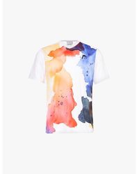 Head - Topspin Watercolour-Print Woven T-Shirt - Lyst