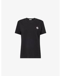 Moncler - Logo-Embroidered Short-Sleeve Pack Of Three Cotton-Jersey T-Shirts - Lyst