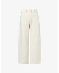 Citizens of Humanity - Brynn Drawstring Linen Trousers - Lyst