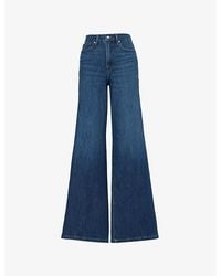 GOOD AMERICAN - Good Waist Palazzo Stretch-Denim Jeans - Lyst