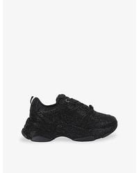 Kurt Geiger - Starlight Suede Trainers - Lyst