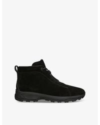 ZEGNA - Triple Stitch Vetta Suede High-Top Trainers - Lyst