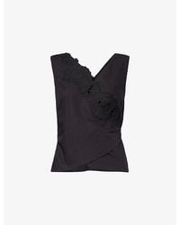 SIR. - Klara Wrap-Round Cotton Top - Lyst