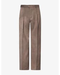 Our Legacy - Slack Relaxed-Fit Wool Blend Trouser - Lyst