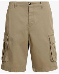 AllSaints - Slane Patch-pocket Stretch Organic-cotton Cargo Shorts - Lyst