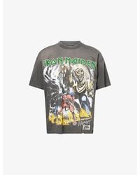 Represent - X Iron Maiden Relaxed-Fit Cotton T-Shirt - Lyst