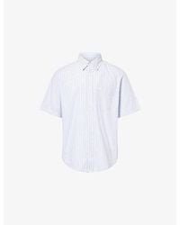Carhartt - Keene Striped Short-Sleeve Cotton Shirt - Lyst