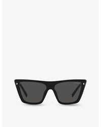 Prada - Pr 21zs Butterfly-frame Acetate Sunglasses - Lyst