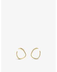 Monica Vinader - Nura 18ct Yellow- Vermeil On Sterling Silver Reef Wrap Earrings - Lyst