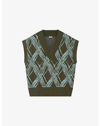 JOSEPH - Rahma Knitted Cotton-Blend Top - Lyst