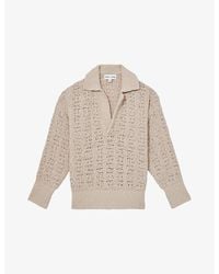 Reiss - X Les 100 Ciels Hunter Bouclé Knitted Jumper - Lyst