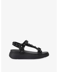 Carvela Kurt Geiger - Novara Woven Flatform Sandals - Lyst