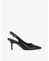 Carvela Kurt Geiger - Spirit Heeled Leather Slingback Courts - Lyst