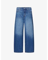 7 For All Mankind - Bonnie Barrel-Leg Denim Jeans - Lyst