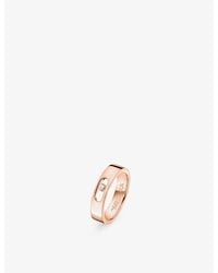 Messika - Move Joaillerie 18Ct And 0.03Ct Diamond Wedding Ring - Lyst