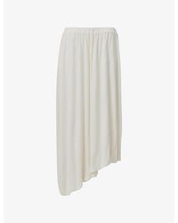 eem - Asymmetric Bubble Modal-Jersey Midi Skirt - Lyst