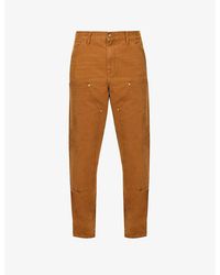 Carhartt - Double Knee Straight-leg Organic-cotton Jeans - Lyst