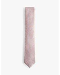 Ted Baker - Floral-pattern Silk Tie - Lyst