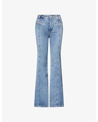 Free People - Firecracker Flared-Leg Denim Jeans - Lyst
