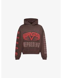 Represent - Legacy Tour Graphic-Print Reversible Cotton-Jersey Hoody - Lyst
