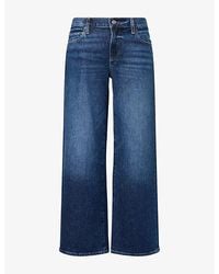 PAIGE - Dana Straight-Leg Denim Jeans - Lyst