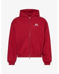 Cole Buxton - Icon Logo Zip Cotton-Jersey Hoody - Lyst
