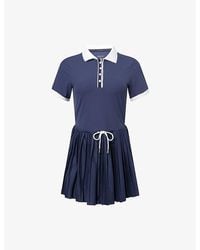 Varley - Paloma Court Stretch-Woven Mini Dress - Lyst