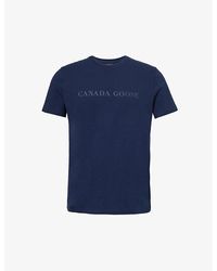 Canada Goose - Emersen Logo-print Regular-fit Cotton-jersey T-shirt - Lyst