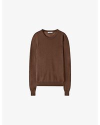 JOSEPH - Cashair Round-Neck Cashmere Jumper - Lyst