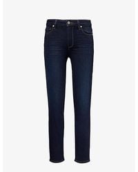 PAIGE - Hoxton Skinny Ankle Denim Jeans - Lyst