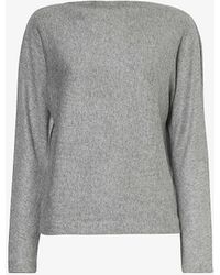 Vince - Boat-neck Relaxed-fit Knitted Top - Lyst