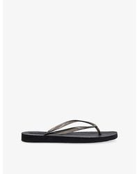 Sleeper - Square-Toe Rubber Flip-Flops - Lyst