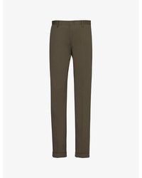 Paul Smith - Slim-fit Straight-leg Stretch-organic-cotton Trousers - Lyst