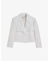 Ted Baker - Shiroi Textured-weave Woven Jacket - Lyst